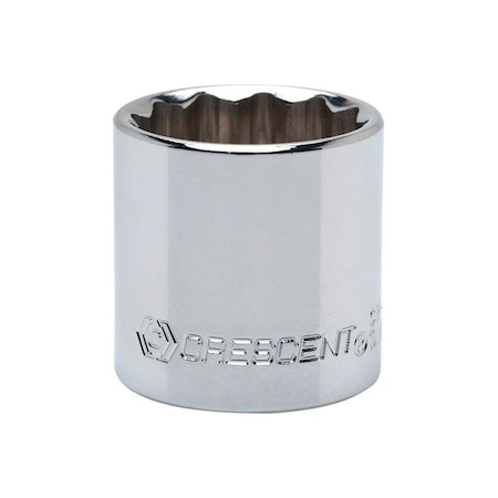Weller Crescent 1/4 in. X 3/8 in. drive SAE 12 Point Standard Socket 1 pc CDS23N
